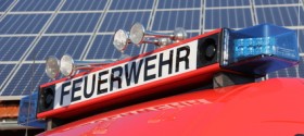 Feuerwehr Solarzellen
